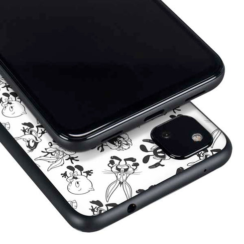 Looney Tunes Big Head Pattern Google Pixel 4a Skin